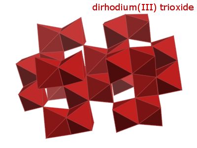 Crystal structure of dirhodium trioxide