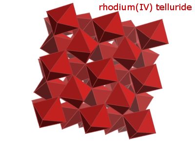 Crystal structure of rhodium ditelluride