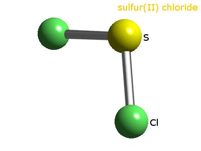 Crystal structure of sulphur dichloride