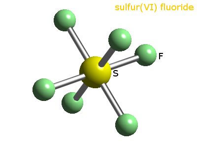 Crystal structure of sulphur hexafluoride