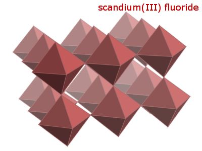 Crystal structure of scandium trifluoride