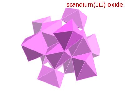 Crystal structure of discandium trioxide