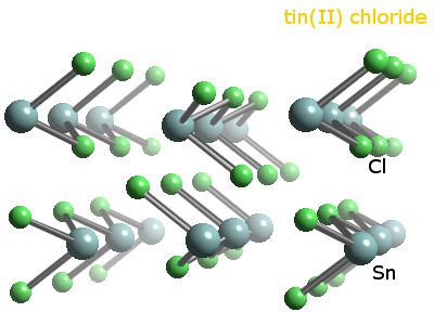 Crystal structure of tin dichloride