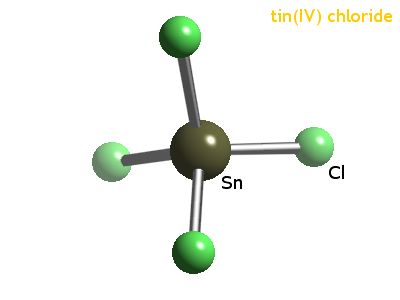 Crystal structure of tin tetrachloride