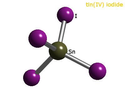 Crystal structure of tin tetraiodide