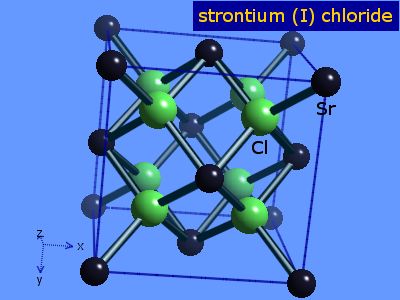 Crystal structure of strontium dichloride