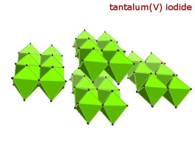 Crystal structure of tantalum pentaiodide