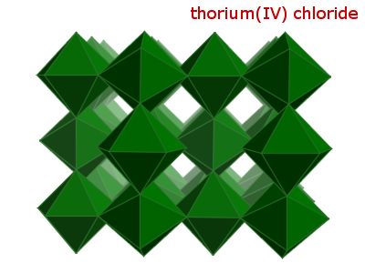 Crystal structure of thorium tetrachloride