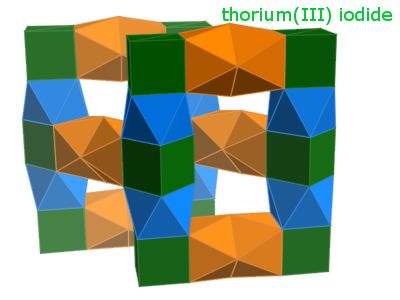 Crystal structure of thorium triiodide