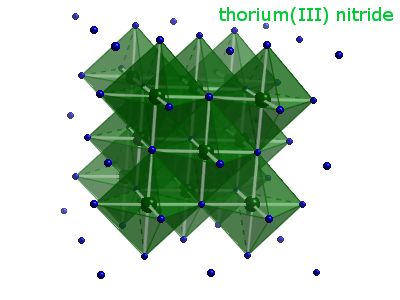 Crystal structure of thorium nitride