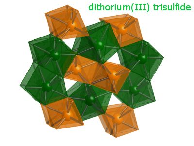 Crystal structure of dithorium trisulphide