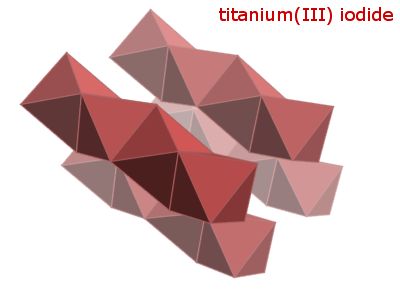 Crystal structure of titanium triiodide