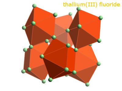 Crystal structure of thallium trifluoride