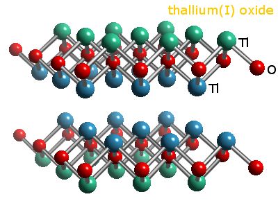 Crystal structure of dithallium oxide