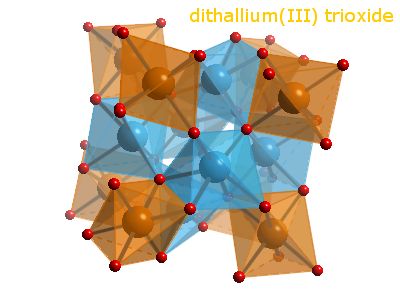 Crystal structure of dithallium trioxide