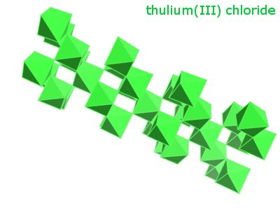 Crystal structure of thulium trichloride