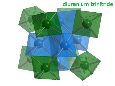 Crystal structure of diuranium trinitride