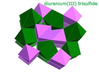 Crystal structure of diuranium trisulphide