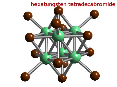 Crystal structure of hexatungsten tetradecabromide