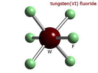 Crystal structure of tungsten hexafluoride