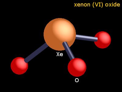 Crystal structure of xenon trioxide