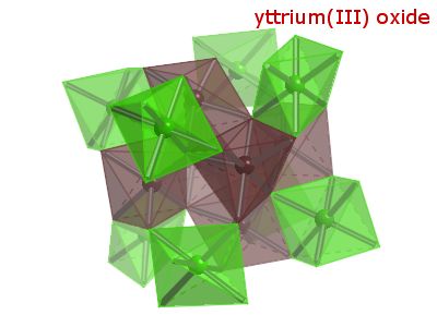 Crystal structure of diyttrium trioxide  