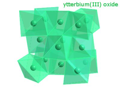 Crystal structure of diytterbium trioxide