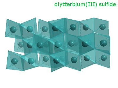 Crystal structure of diytterbium trisulphide