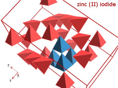 Crystal structure of zinc diiodide