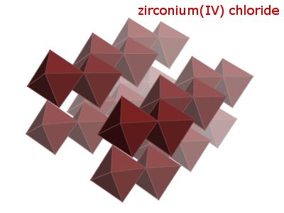 Crystal structure of zirconium tetrachloride