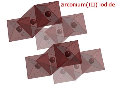 Crystal structure of zirconium triiodide