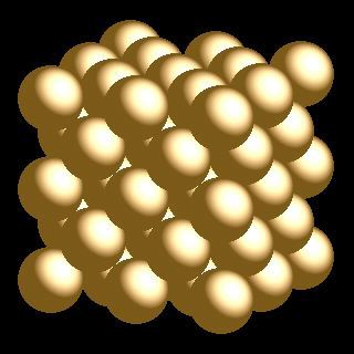 Au crystal structure