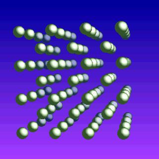 Radium crystal structure image (ball and stick style)