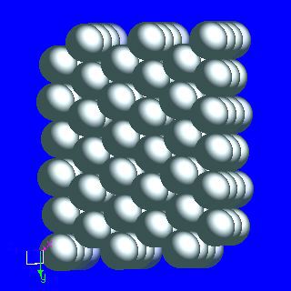 U crystal structure